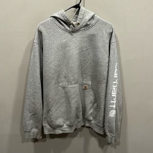 Carhartt large distressed hoodie